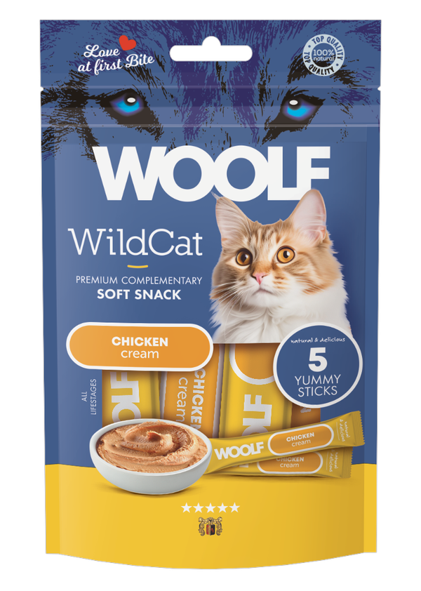 Woolf Wildcat Cream Kyckling 5-pack