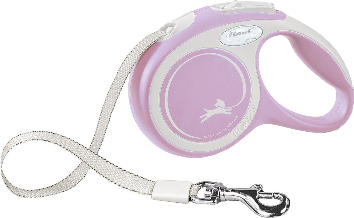 Flexi Koppel New Comfort XS 3 m Band Rosa Max 12 kg