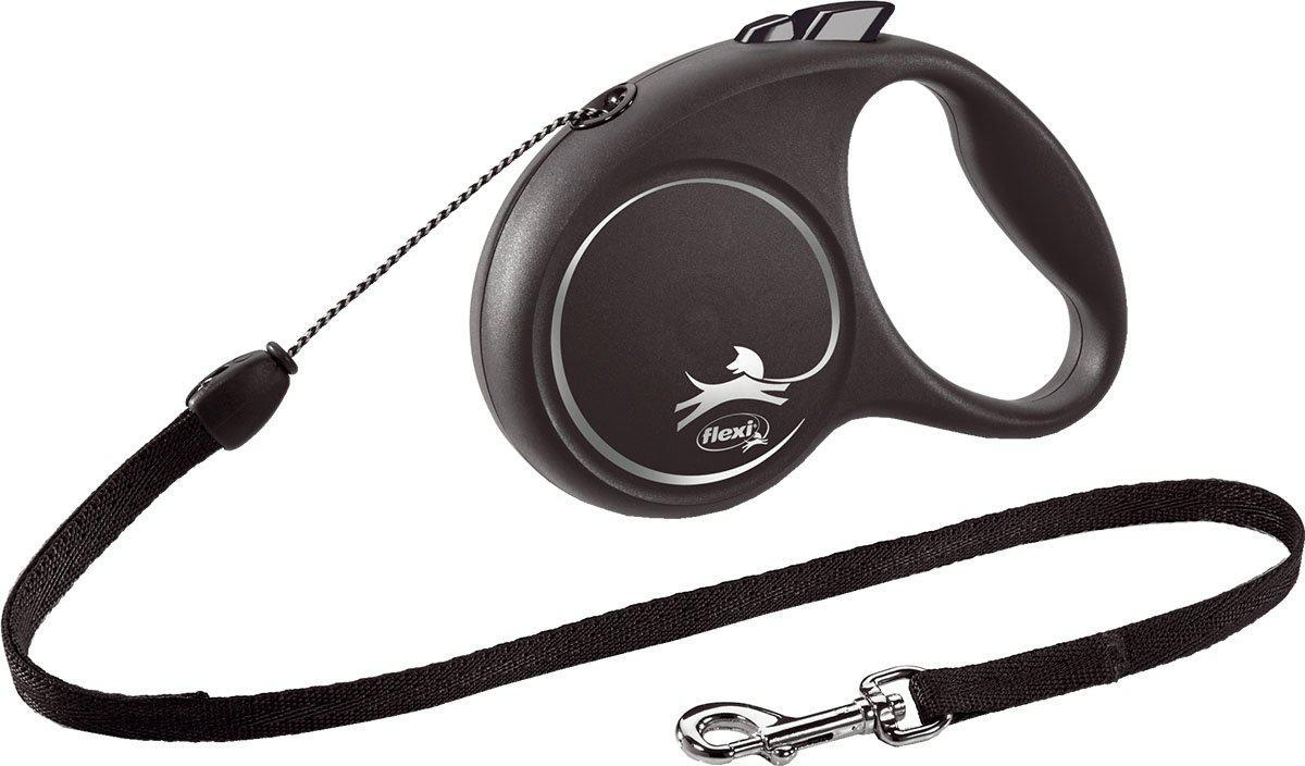 Flexi Koppel Black Design S 5 m Lina Svart Max 12 kg