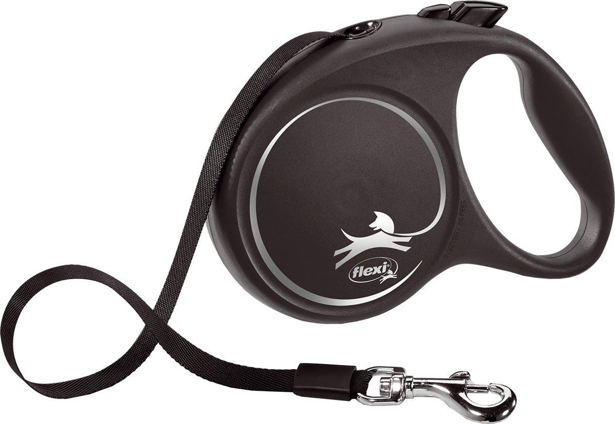 Flexi Koppel Black Design L 5 m Band Svart Max 50 kg