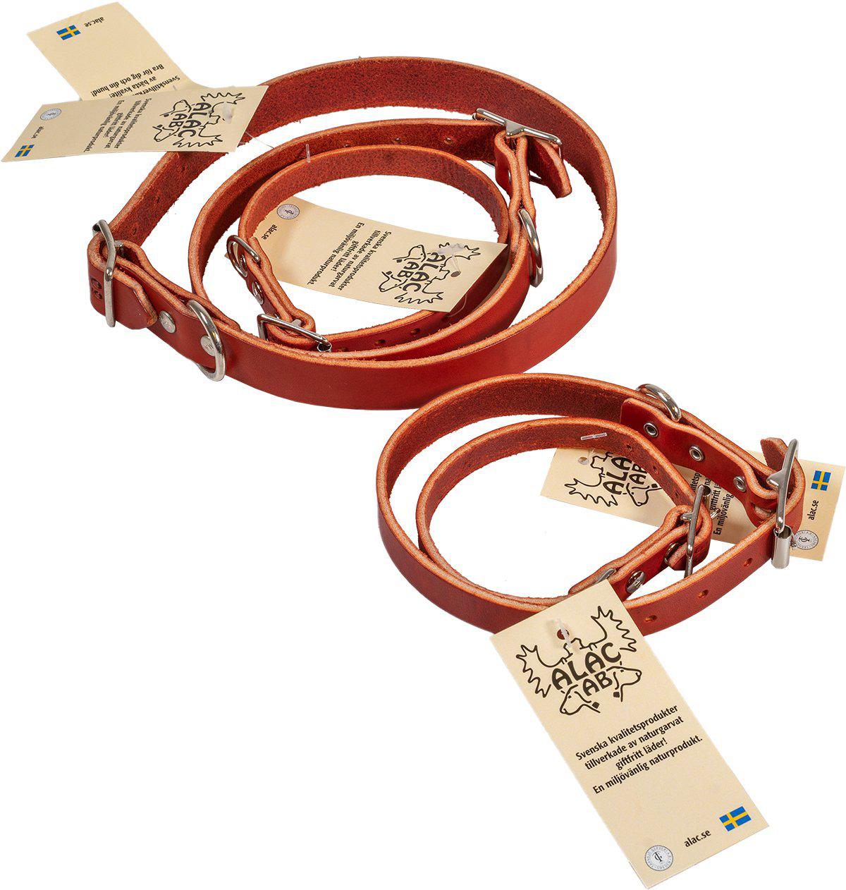 Alac Halsband Läderbrun 12Mmx35 cm