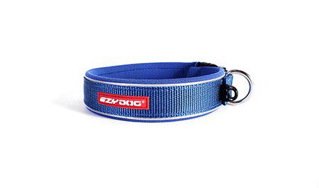 EzyDog Halsband Neopren Reflex Blå XS 31-34 cm