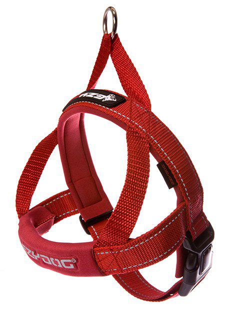 EzyDog Sele Quickfit Neopren Röd M 10-19 kg 'Justerbar'