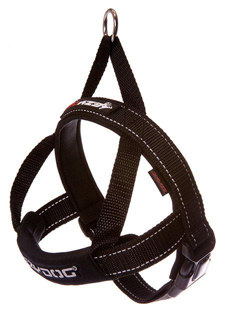 EzyDog Sele Quickfit Neopren Svart S 6-10 kg 'Justerbar'