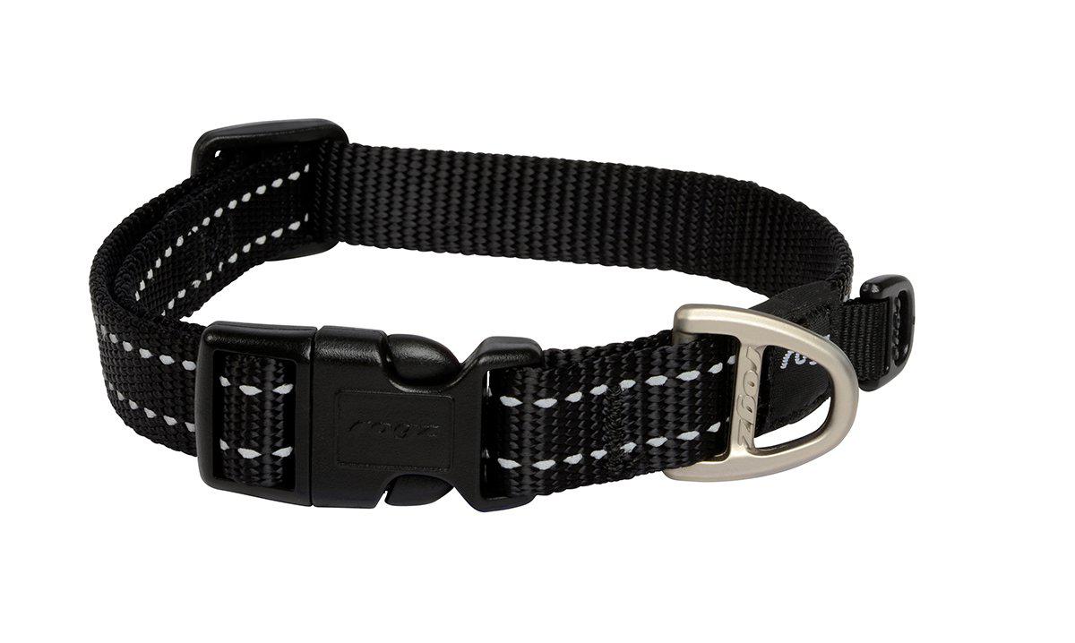 Rogz Halsband Utility M Svart 16 mm 26-40 cm