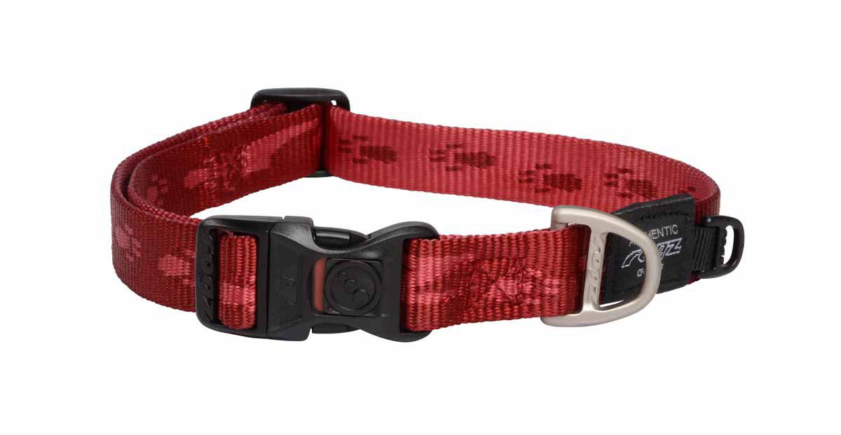 Rogz Alpinist Halsband Röd 34-56 cm