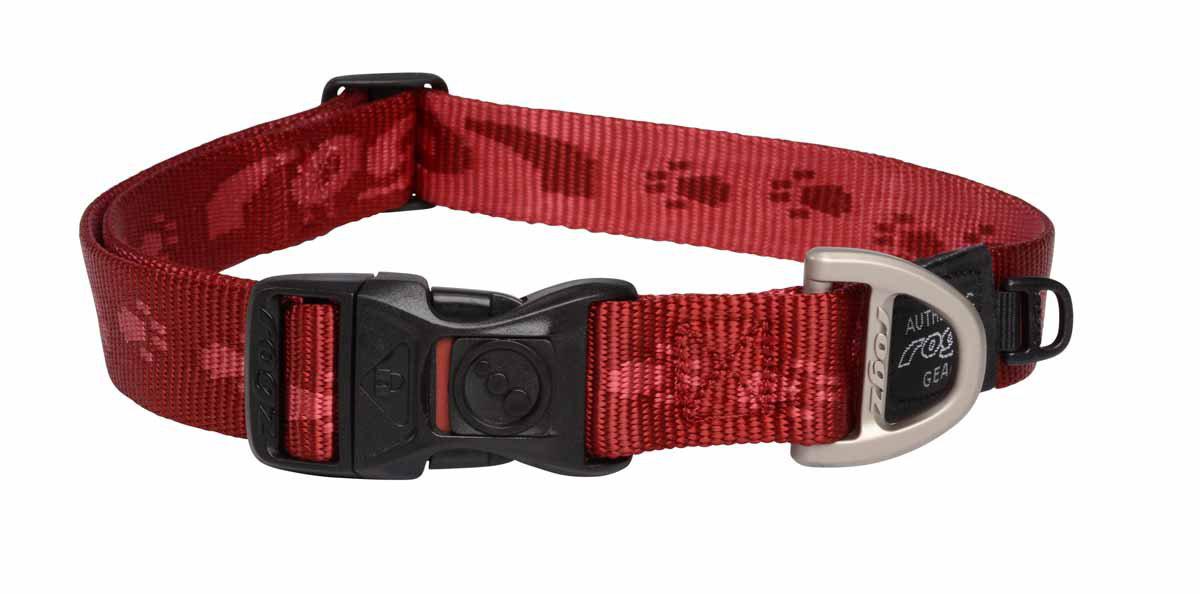 Rogz Alpinist Halsband Röd 43-70 cm