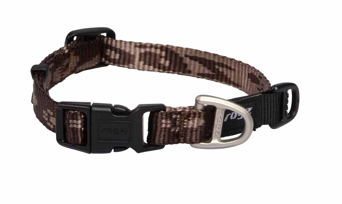 Rogz Alpinist Halsband Brun 20-31 cm