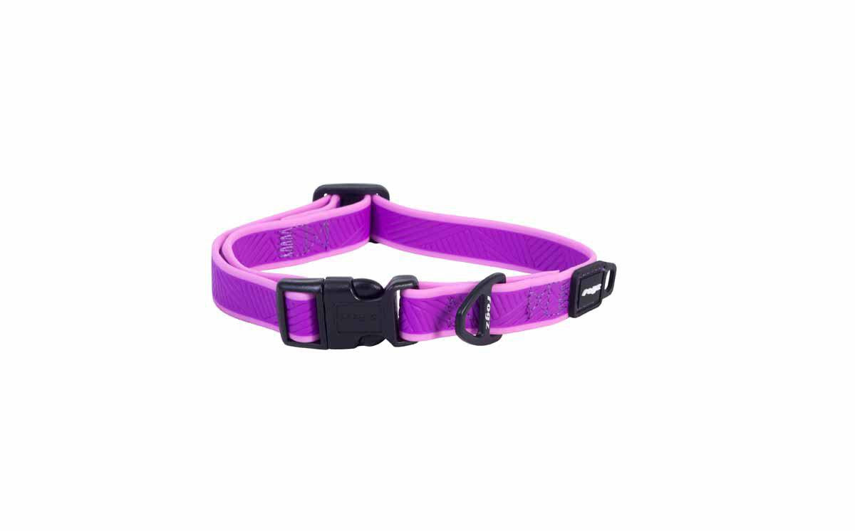 Rogz Amphibian Halsband M Lila 26-40 cm