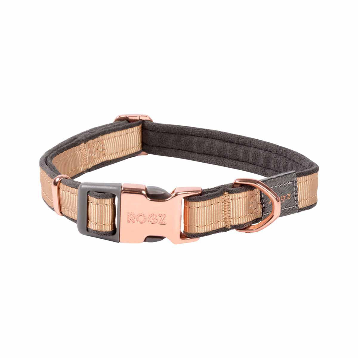 Rogz Urban Halsbandm Guld 26-40 cm