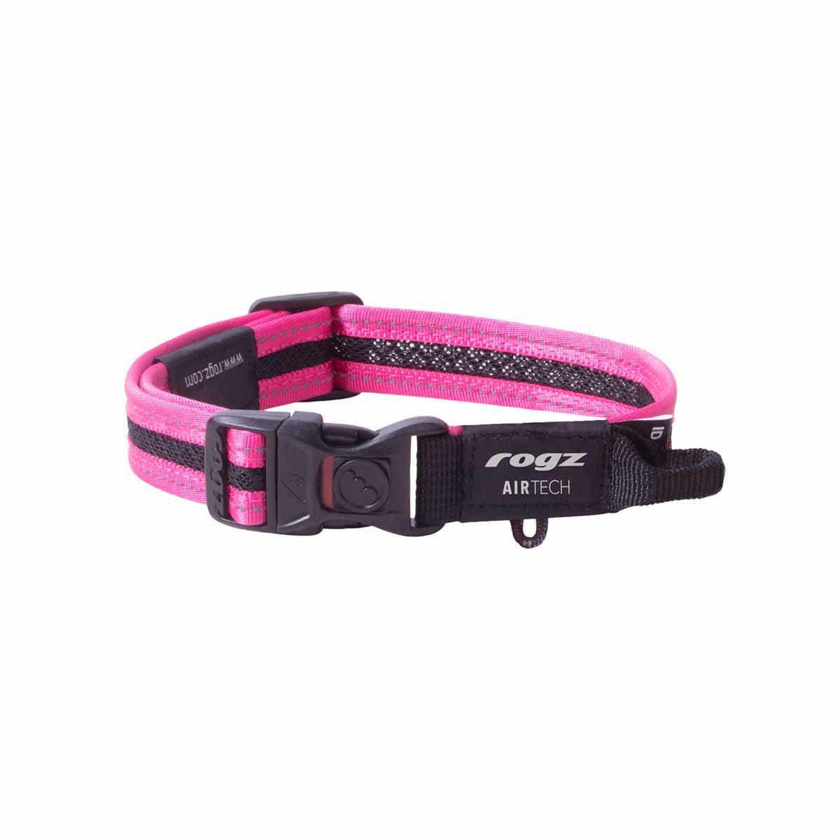 Rogz Airtech Halsband M Rosa 26-40 cm