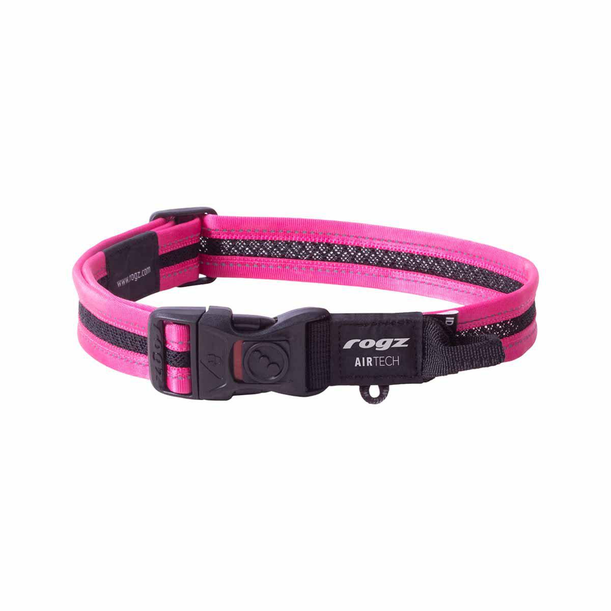 Rogz Airtech Halsband L Rosa 34-56 cm
