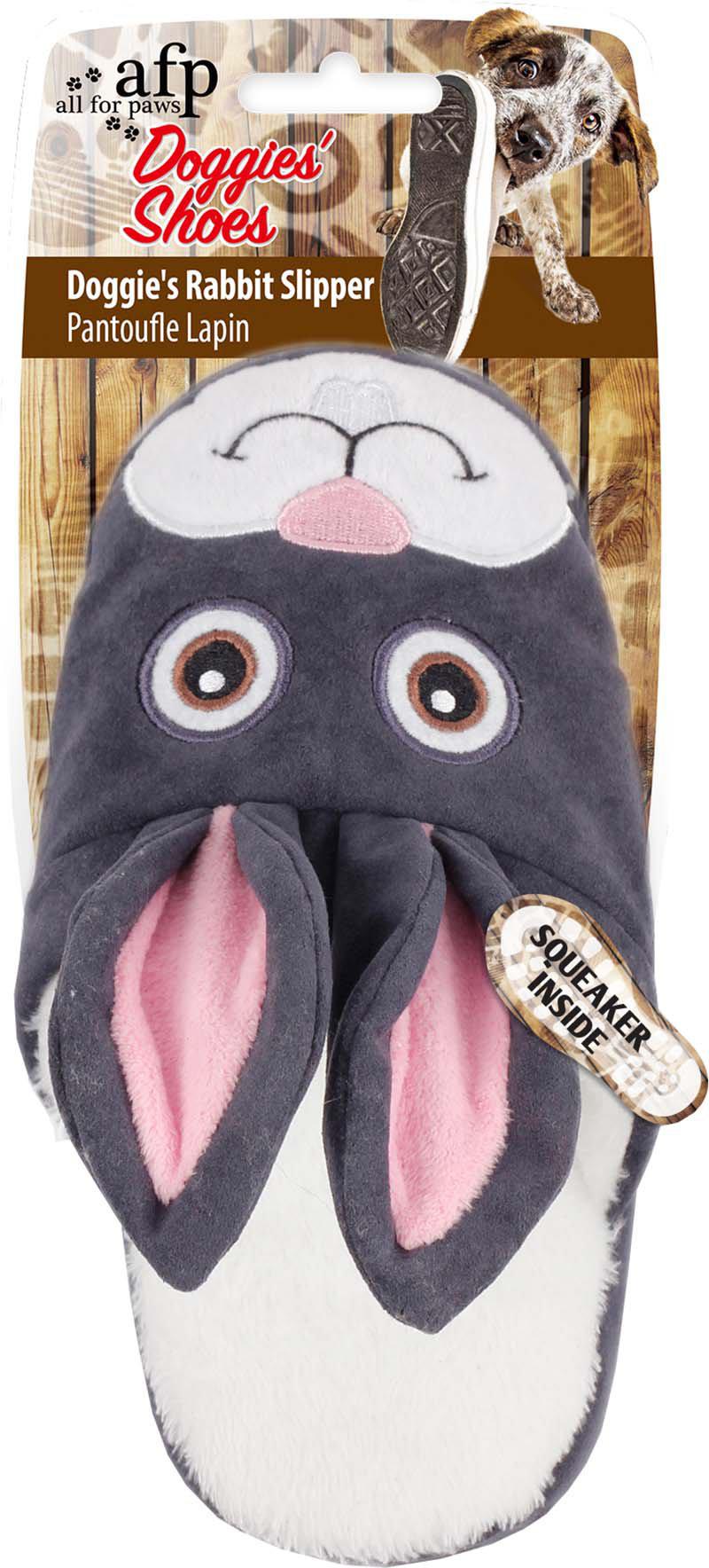 Hundleksak Rabbit Slipper 21.8 × 11 × 13.5 cm