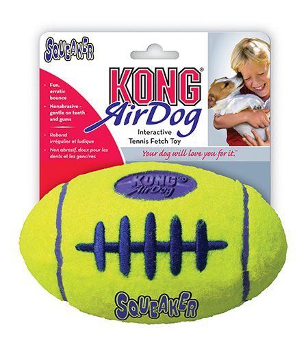 KONG Airdog Squeakair Football L 17 × 11 cm