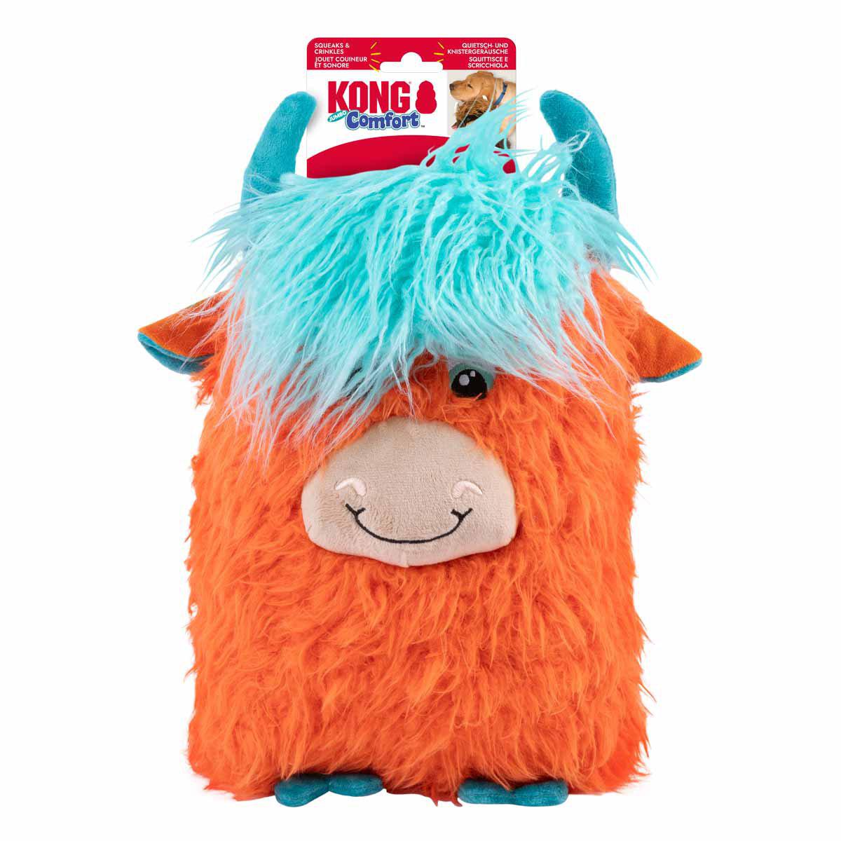 KONG Comfort Jumbo Highland Cow XL Mix 37 × 20,5 × 15,5 cm