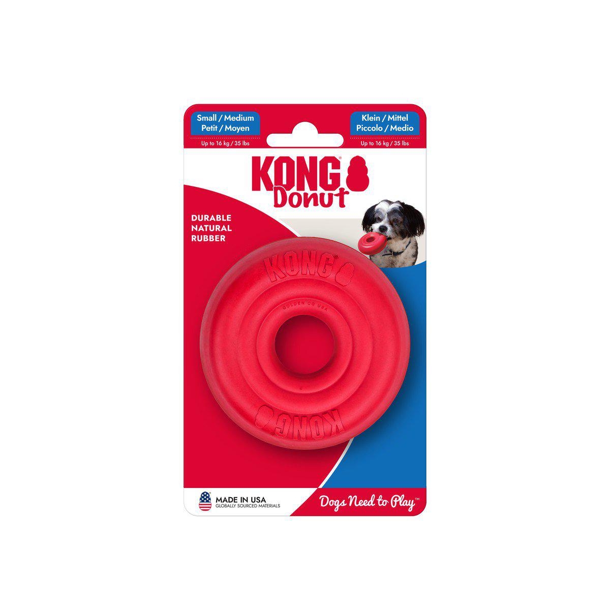 KONG Dog Donut S/M 9 × 9 × 3 cm