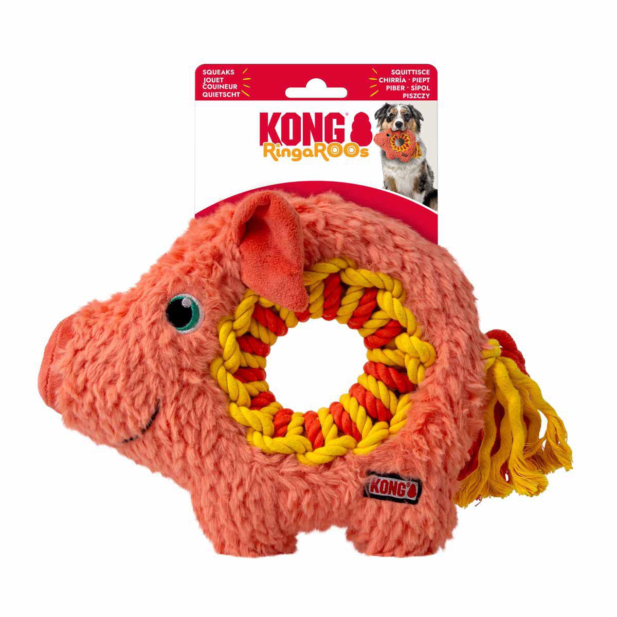 KONG Ringaroos Pig M 20,5 × 34,5 × 6 cm