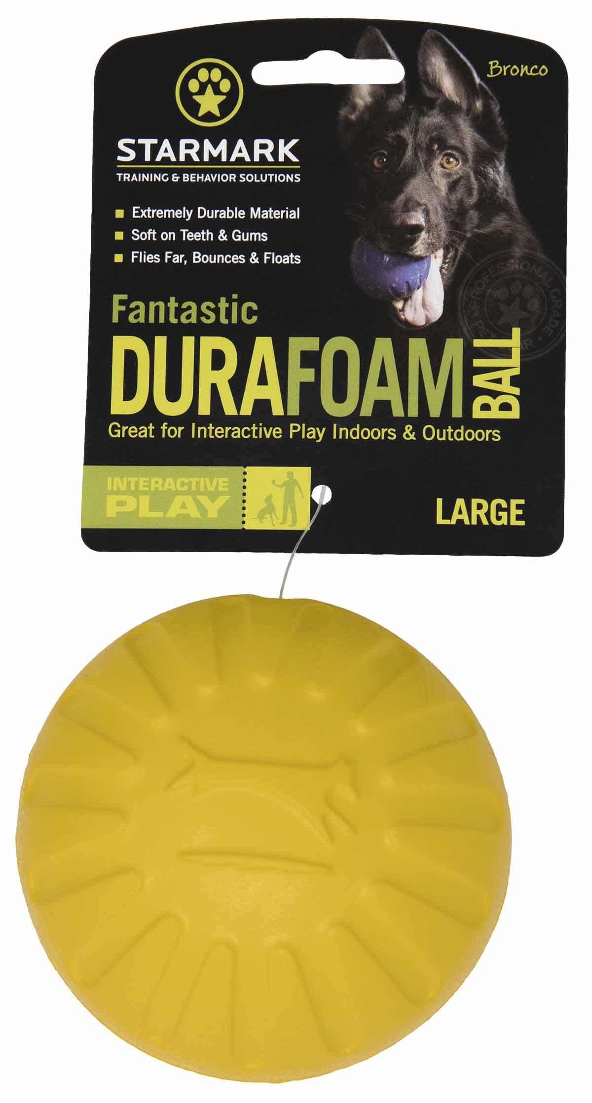 Starmark Foam Boll Gul L Flyter 9.5 cm