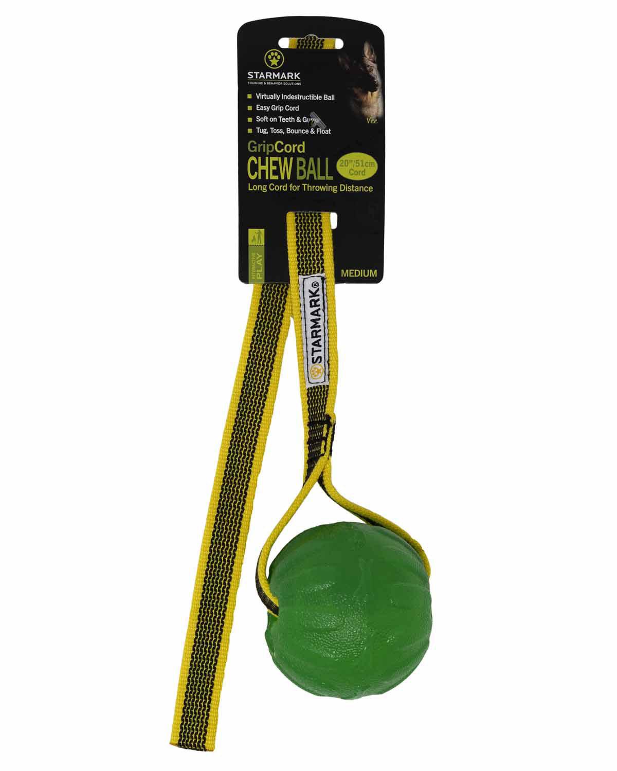 Starmark Gripcord Chew Ball Long M 6,5 × 7 × 60,5 cm
