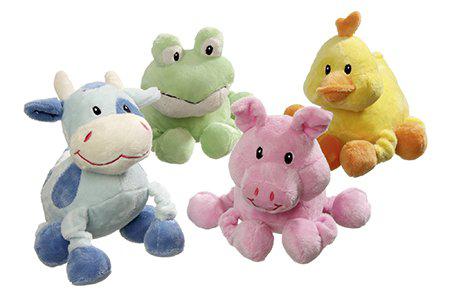 Plyschdjur Groda, Gris, Ko, Anka 16 cm Puppy Toy