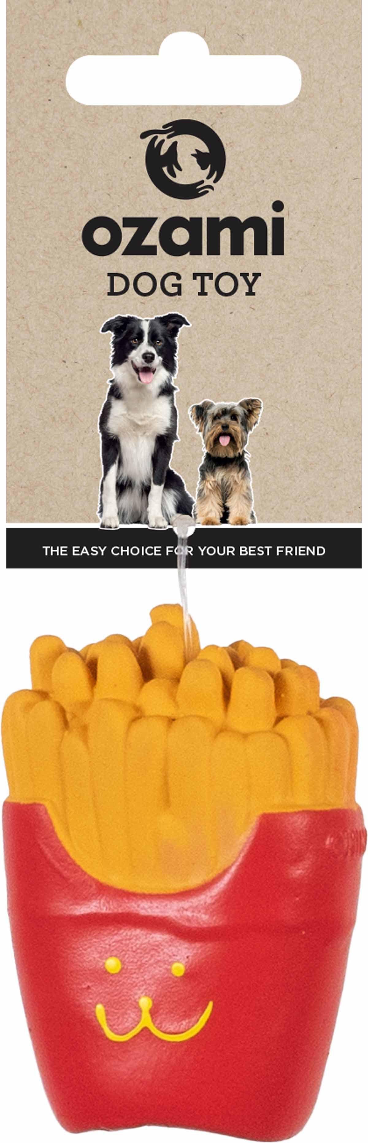 Ozami Dog Fries 5,5 × 3,5 × 7,5 cm Latex