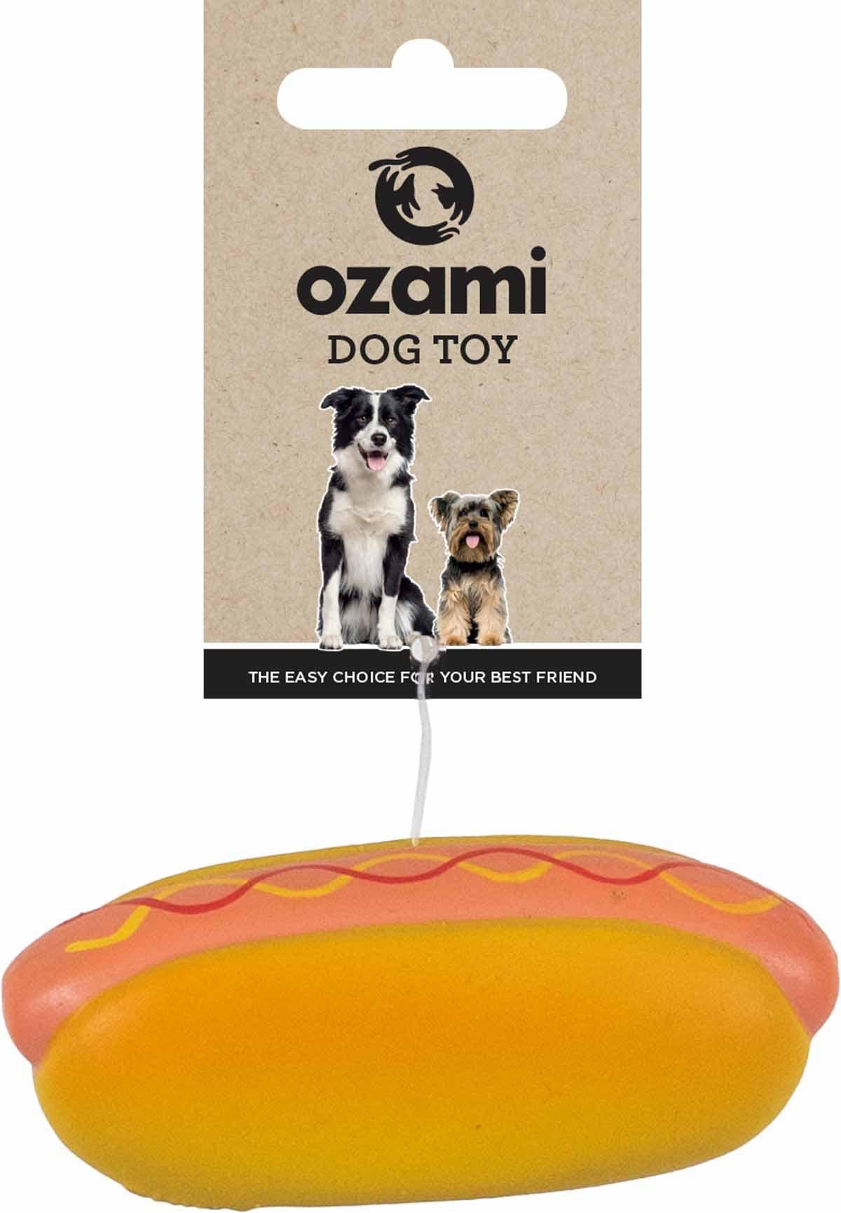 Ozami Dog Hot Dog 9,5 × 3,6 × 4 cm Latex