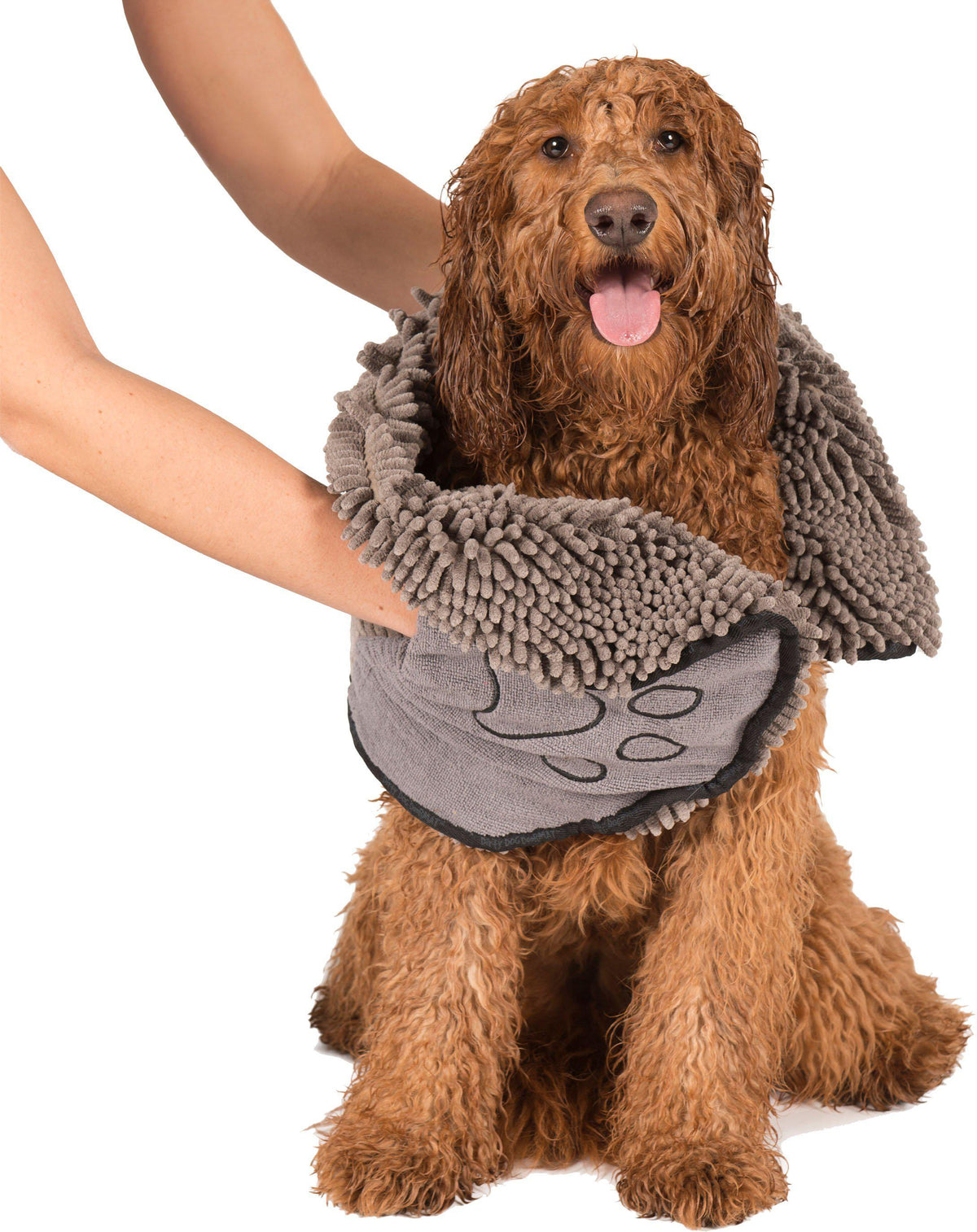 Dgs Dirty Dog Shammy Handduk 33 × 79 cm Grå