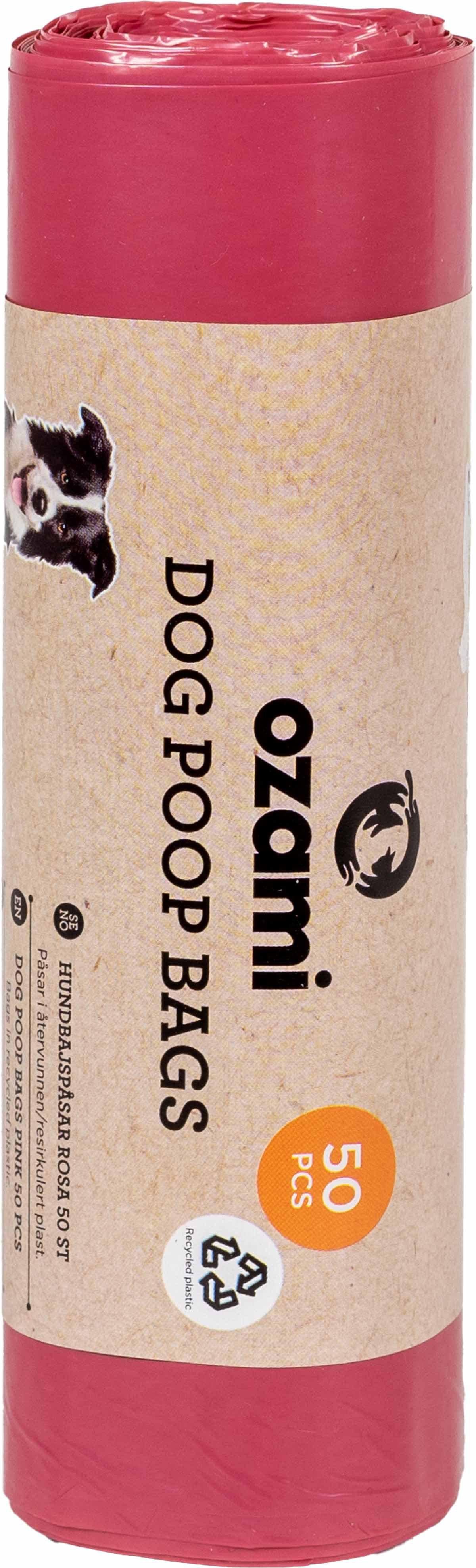 Ozami Dog Poop Bag Pink 140 × 340 mm