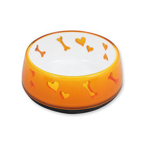 Hundskål Pet Love Bowl Orange 900 ml Tung Botten