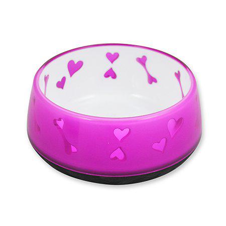 Hundskål Pet Love Bowl Rosa 900 ml Tung Botten