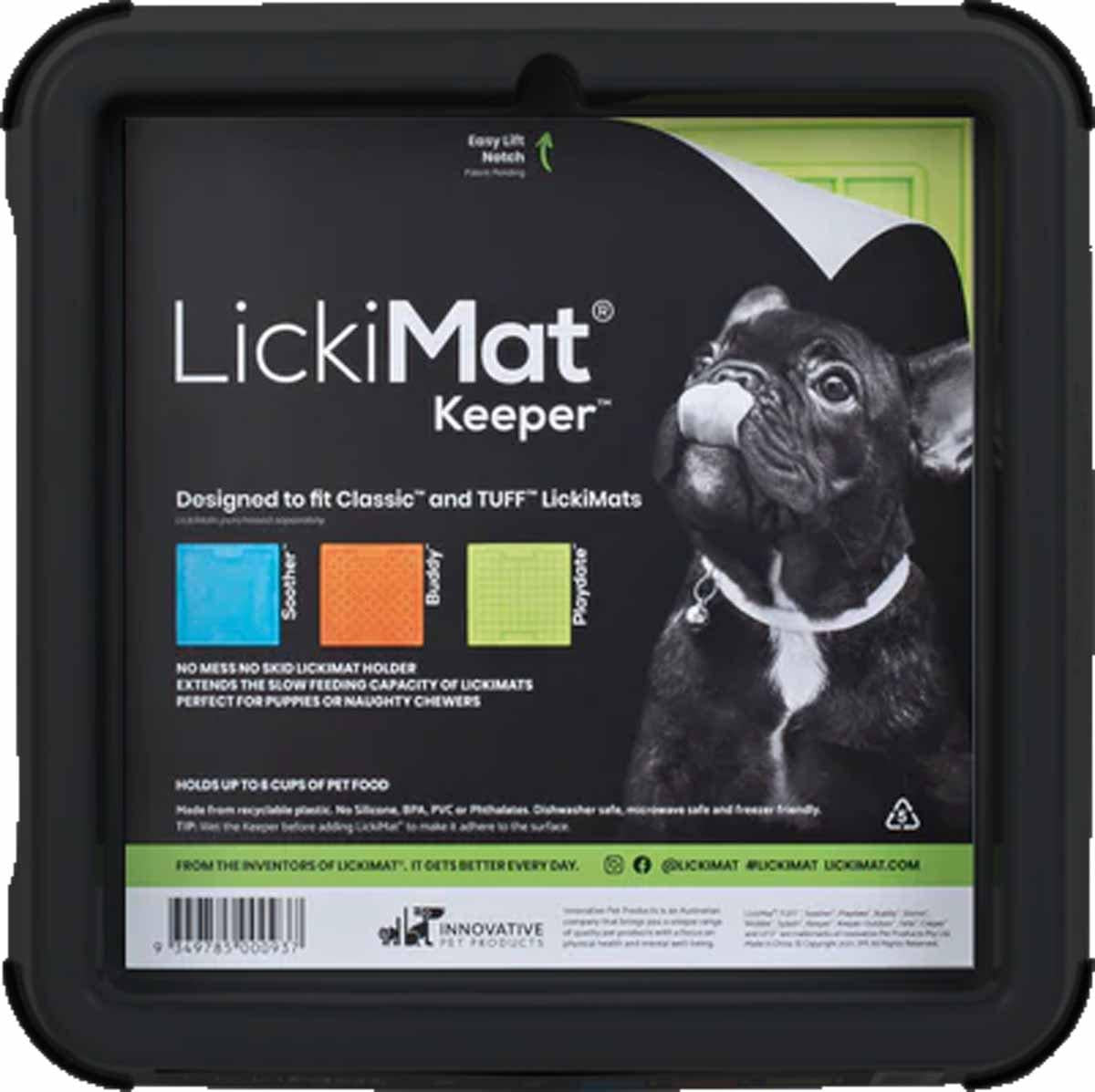 LickiMat Keeper Svart(classic & Tuff)