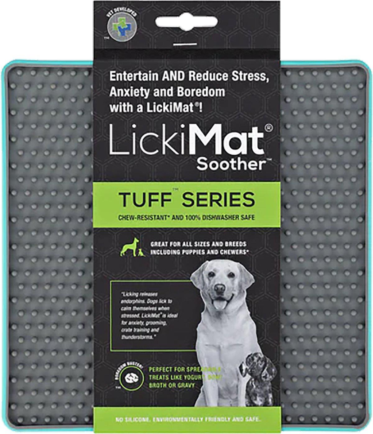 Hundskål LickiMat Soother Tuff Ljusblå 20 cm