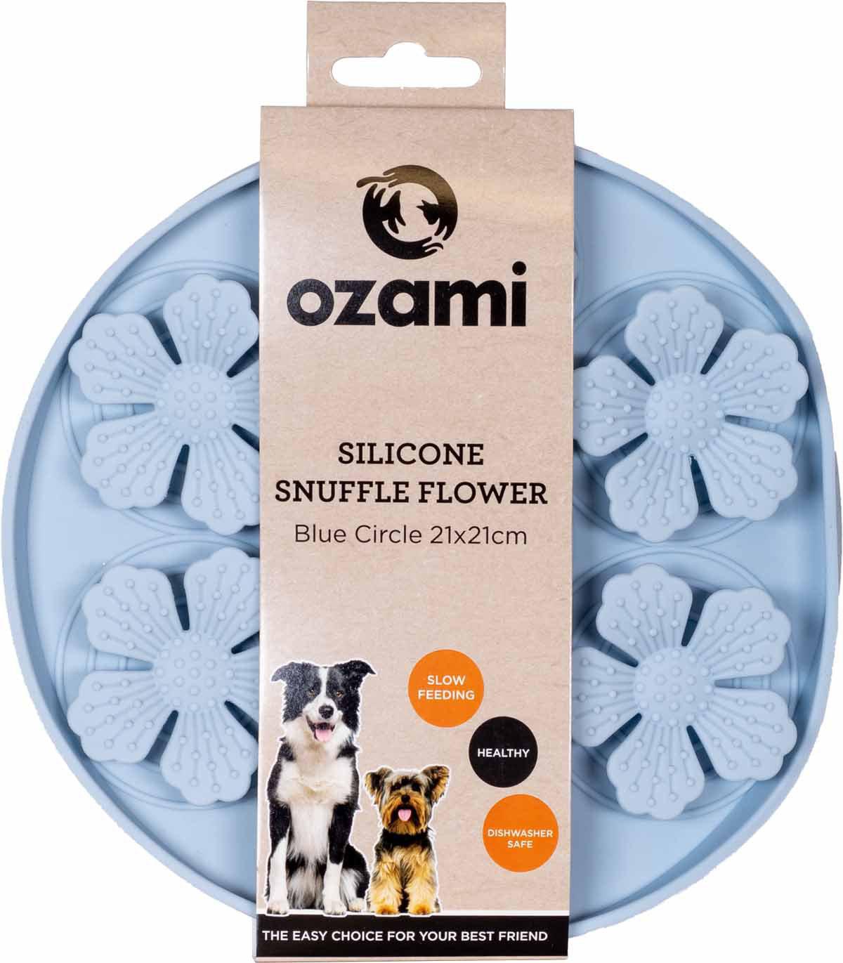 Ozami Snuffle Flower Blue Circle 21 × 21 cm