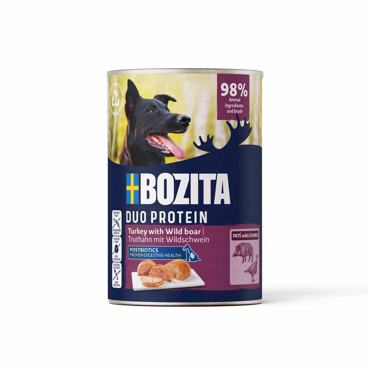 Bozita Dog Pate Turkey With Wild Boar 400 g