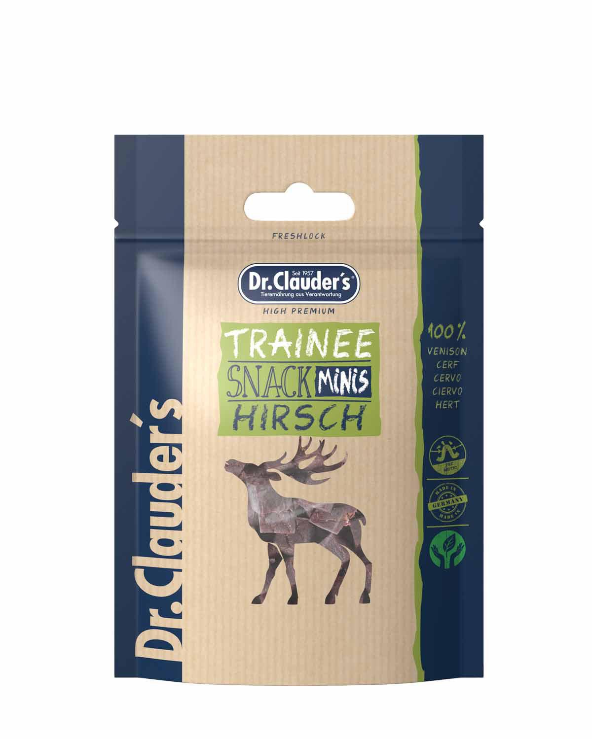 Dr. Clauder’s Trainee Dog Snack Mini Venison 50 g