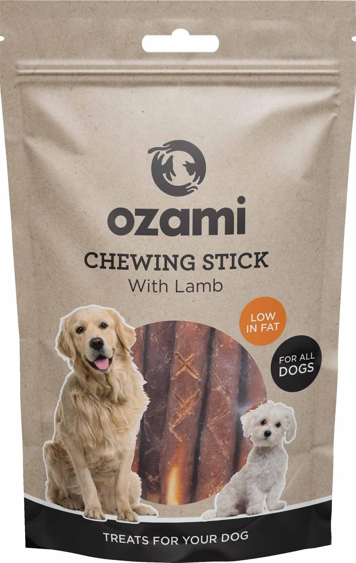 Ozami Chewing Stickwhit Lamb 12.5 cm 100 g