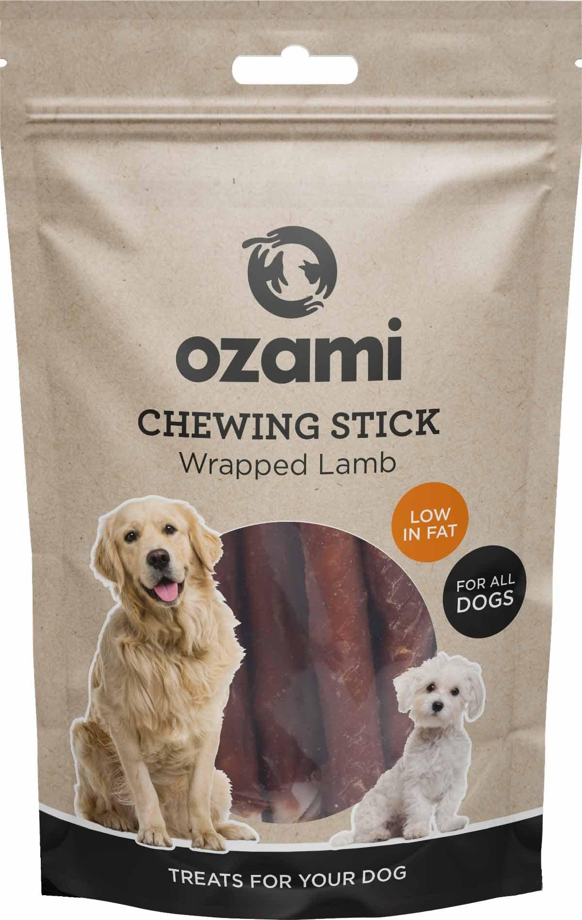 Ozami Chewing Stickwrapped Lamb 10-12Cmx1 cm 100 g