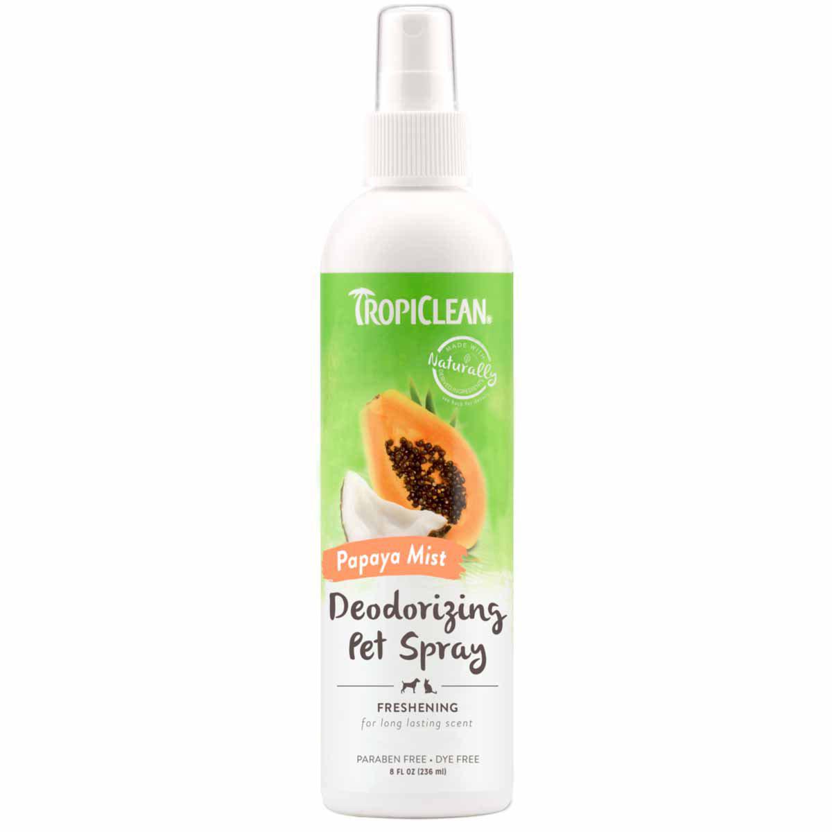 Tropiclean Papaya Mist Deodorizing Spray 236 ml