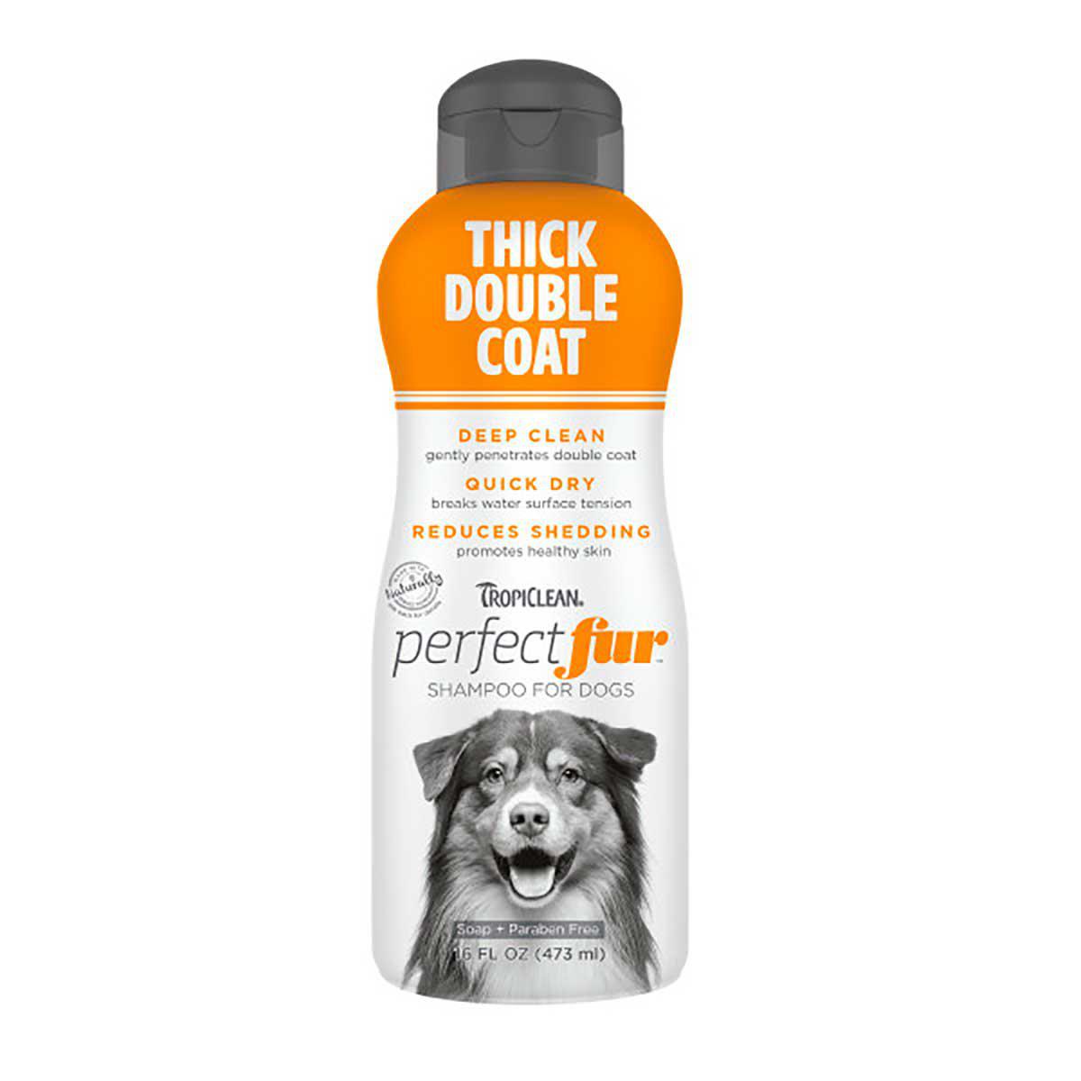 Tropiclean Perfect Fur Thick Double Coat Shampoo 473 ml