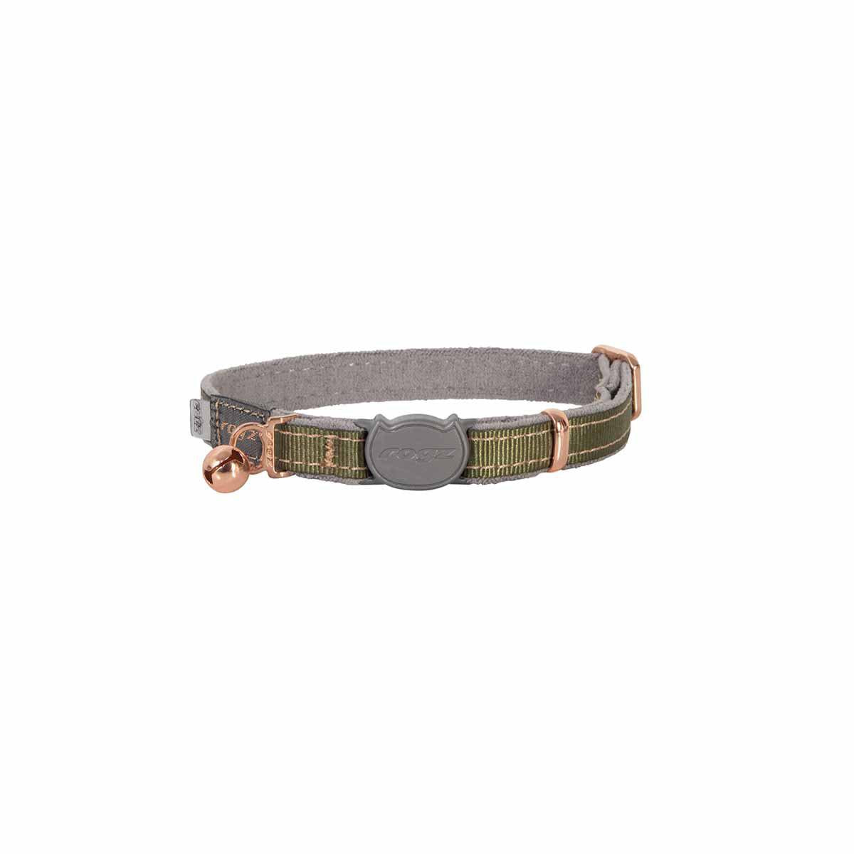 Rogz Urbancat Halsband Olivgrön S 20-31 cm