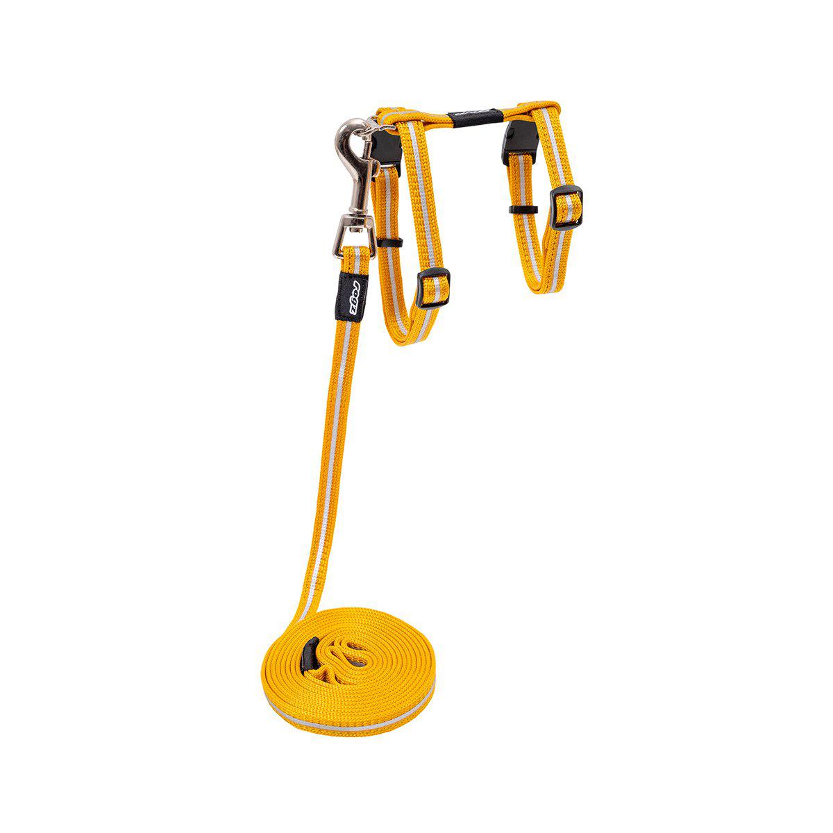 Rogz Alleycat Sele Med Koppel S Orange 11 mm 24-40 cm
