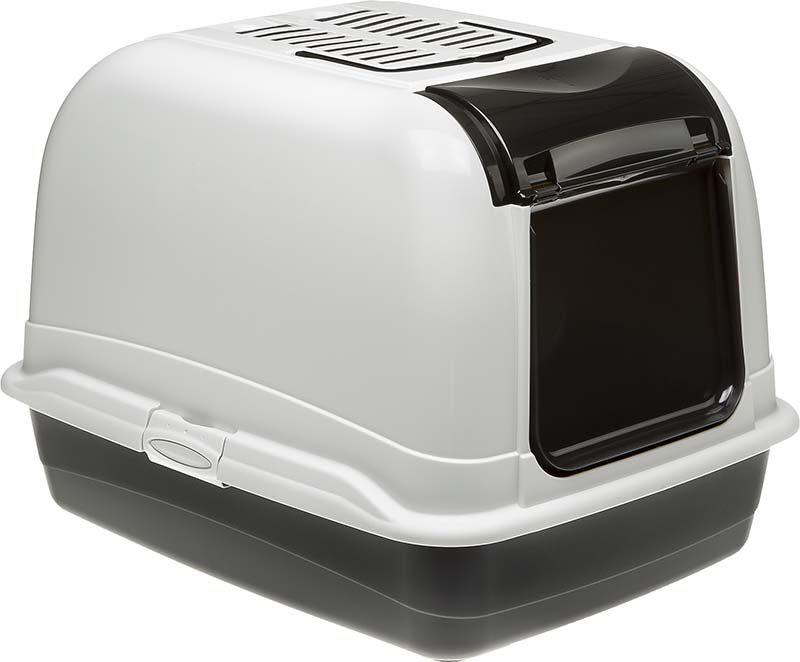 Ferplast Kattlåda Maxi Bella Mix Med Tak & Kolfilter 50 × 66 × 46 cm
