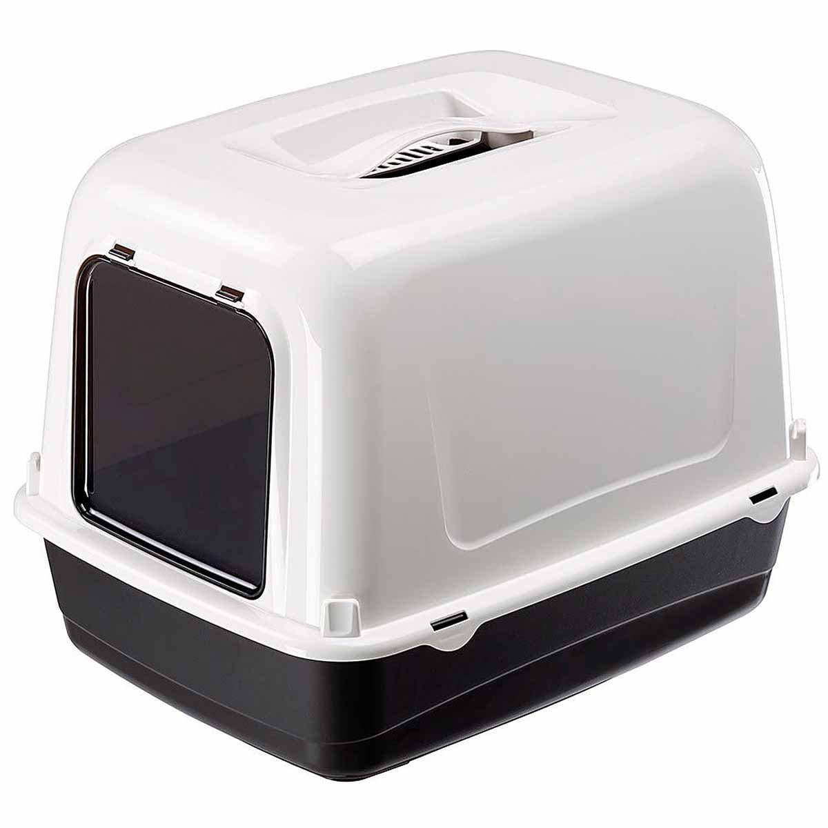 Ferplast Kattlåda Clear Cat10 Black 36 × 47 × 35 cm