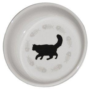 Keramikskål Katt Enkel 12 cm