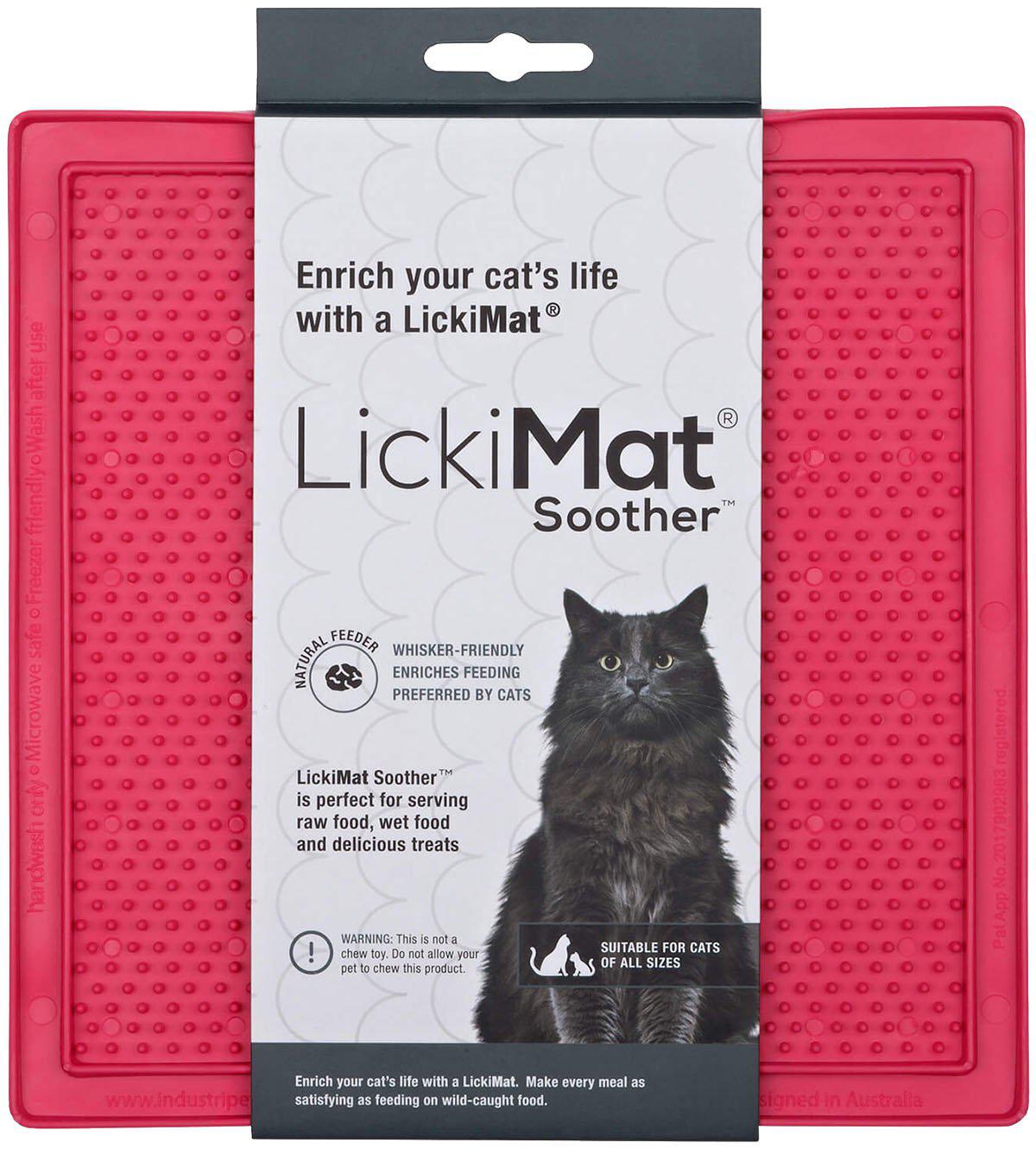 Lickimat Cat Soother Rosa 20 × 20 cm