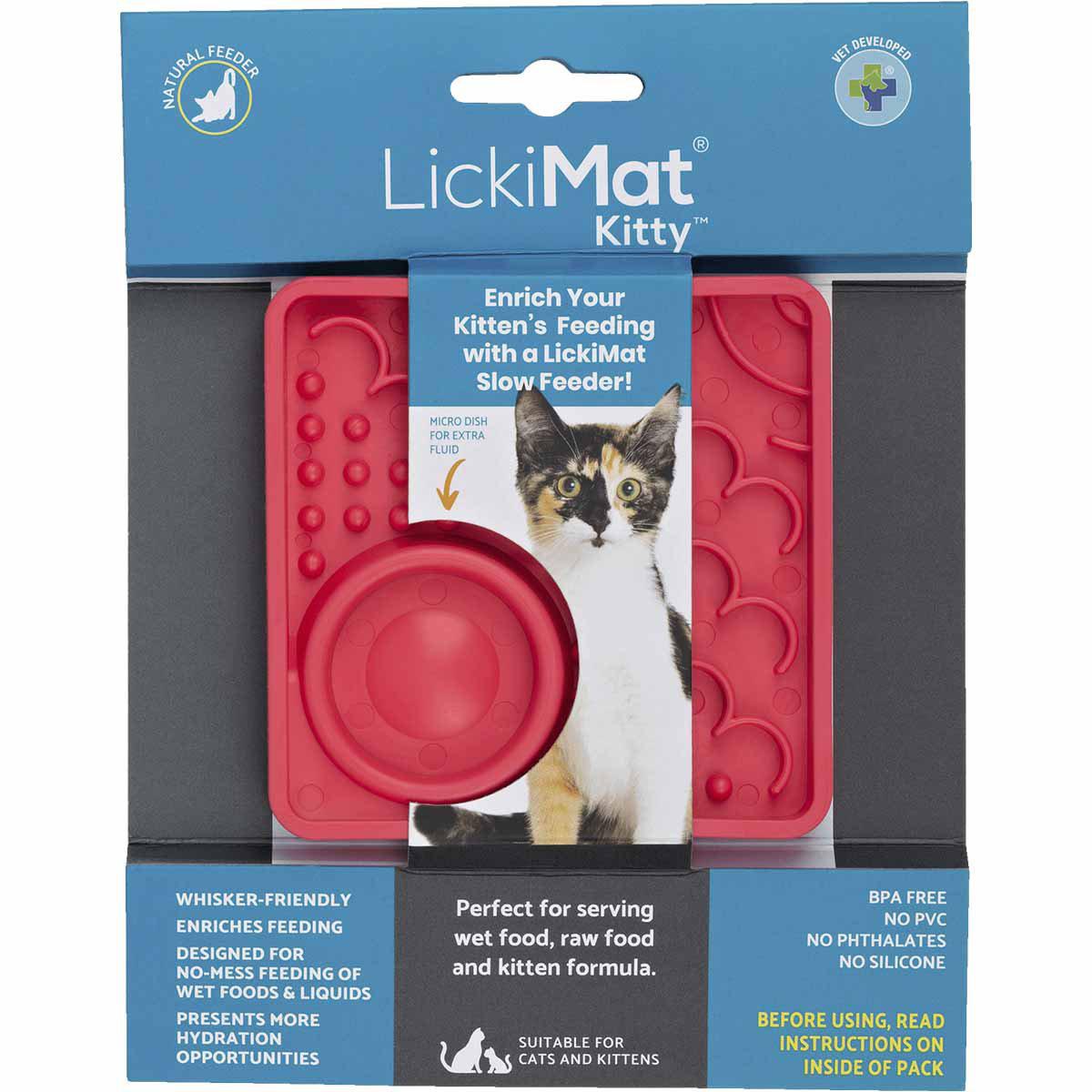 LickiMat Cat Kitty Rosa