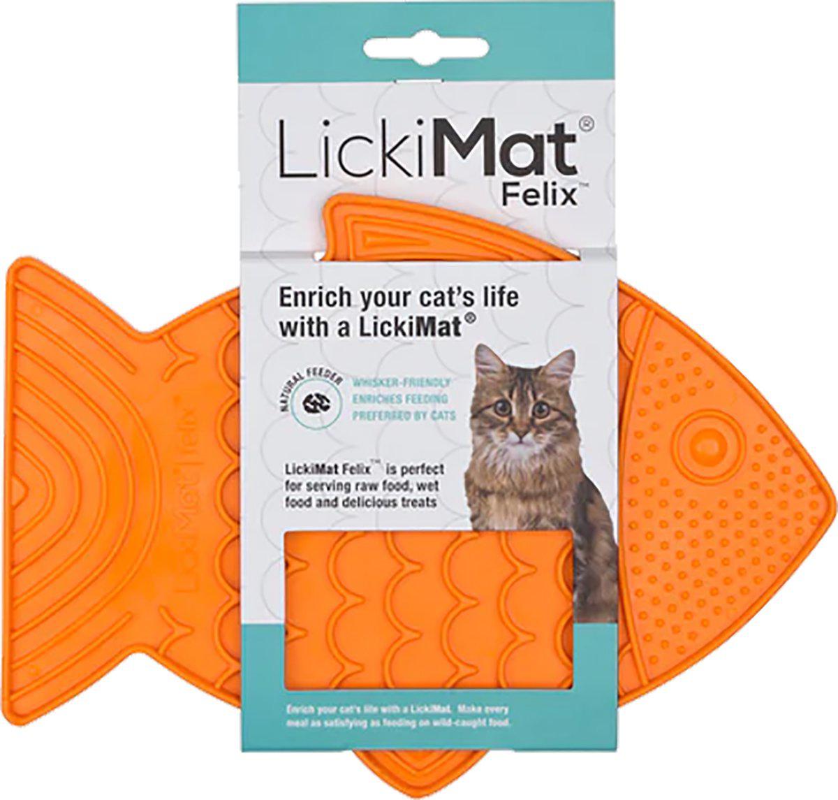 Lickimat Cat Felix Orange 22 × 16 cm