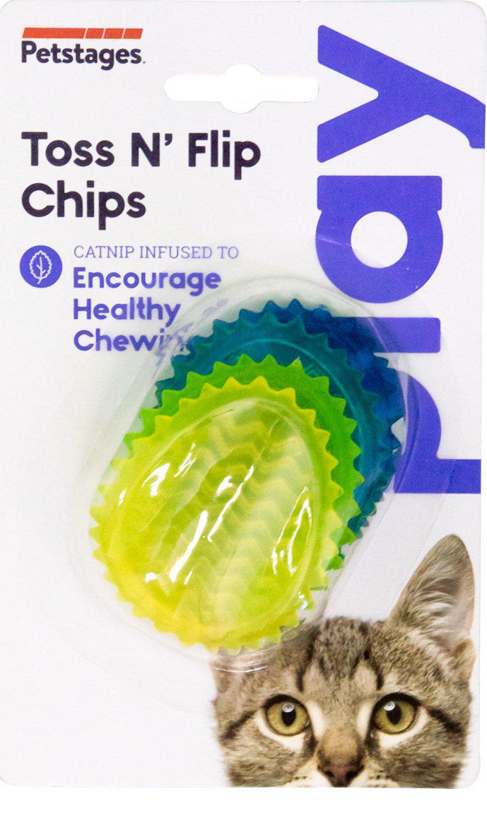 Petstages Kattleksak Toss N' Flip Chips16 cm