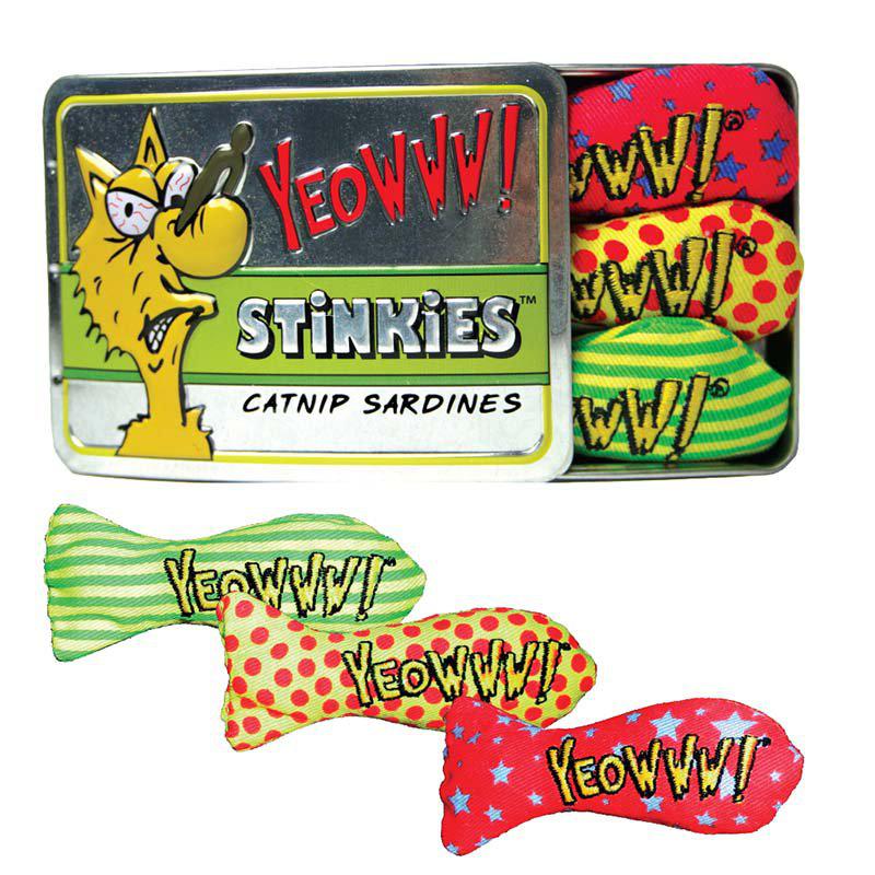 Yeowww Catnip Stinkies Sardiner 3St I Ask Ca 60 g