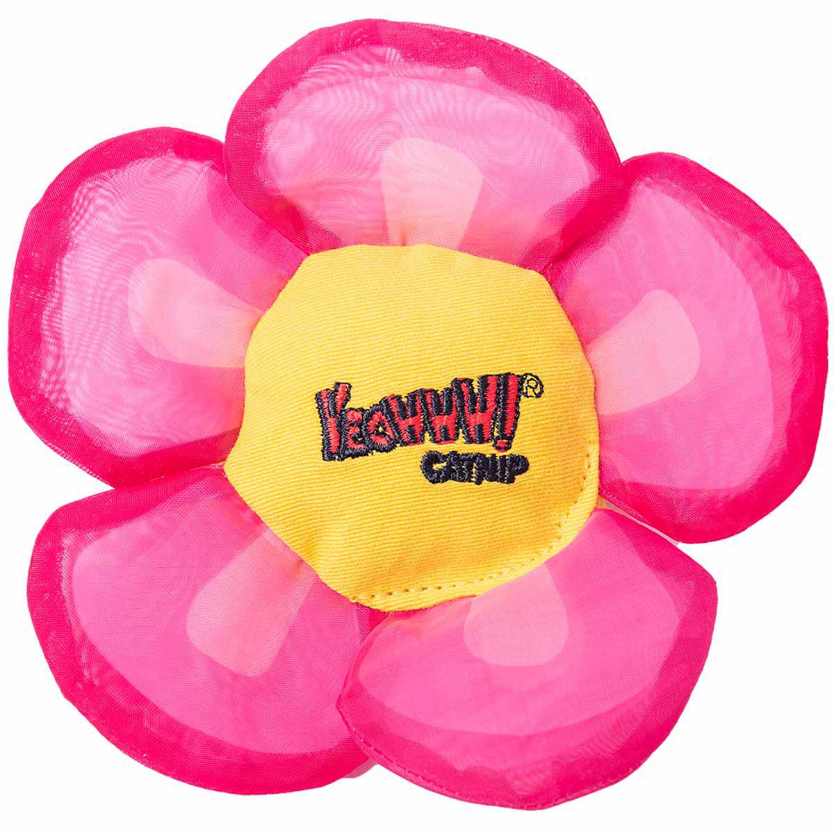 Yeowww Catnip Blomma Rosa 14 × 14 × 2,5 cm